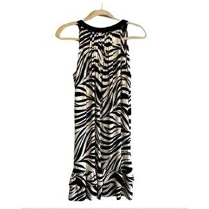 EnFocus Studio Women's Black & White Sleeveless Dress SIZE 14